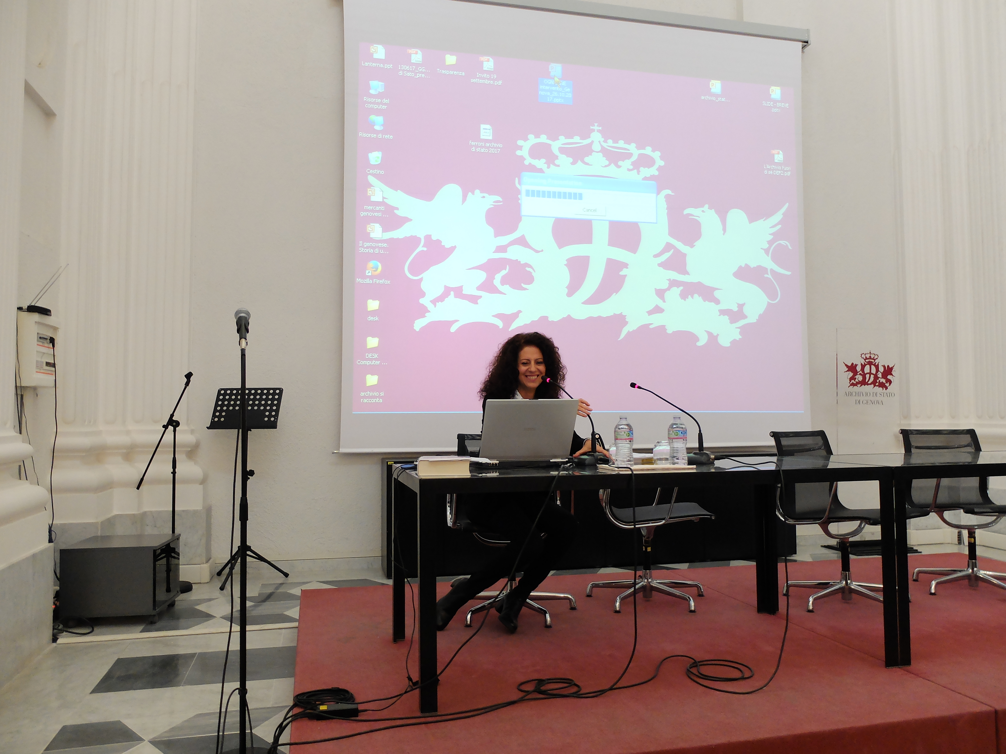 Susanna Ognibene, archivista d’impresa e membro del Consiglio direttivo Anai Liguria 