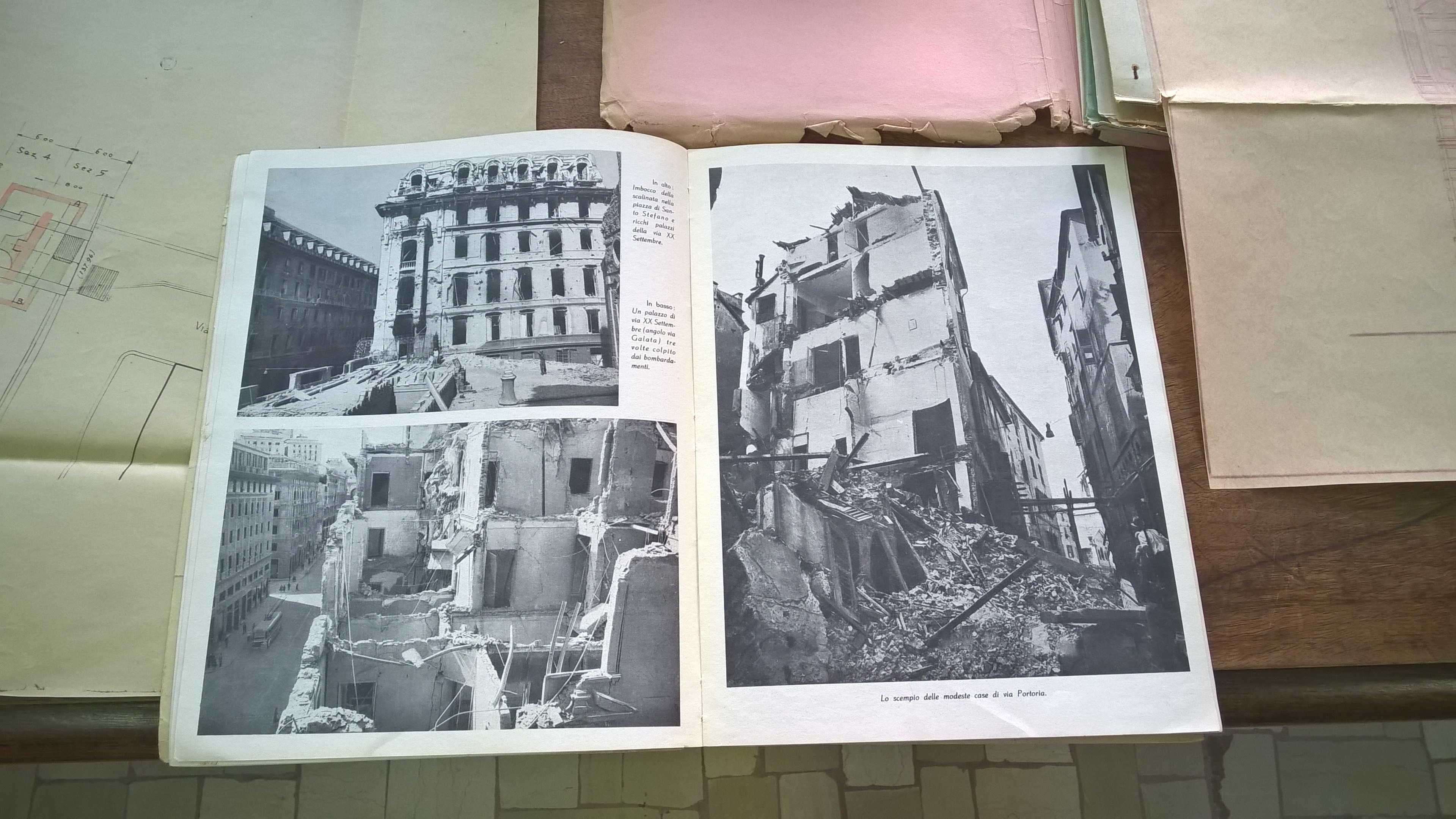 I danni dei bombardamenti della II guerra mondiale su Genova